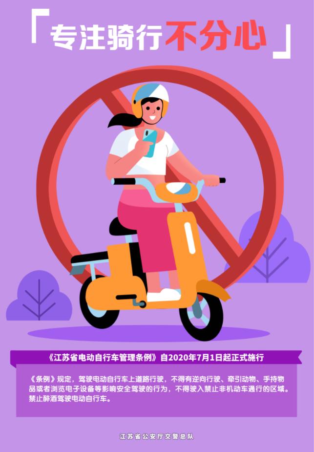 7.1江苏各市已经实行骑电动车戴头盔